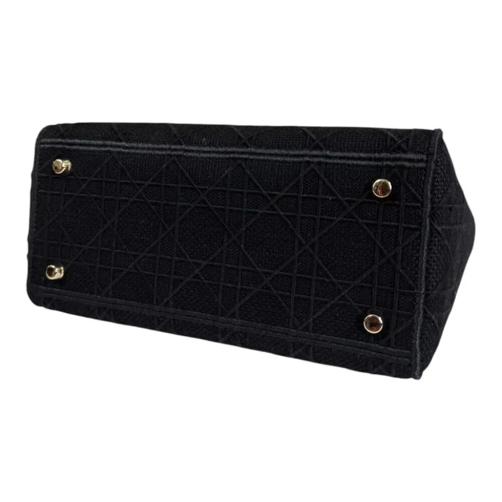 Dior Shoulder Bag canvas 2WAY Lady D-Lite Medium used - Picture 5 of 8